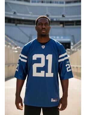 Bob Sanders NFL Vintage Indianapolis Colts Reebok On Field White Jersey Men's XL
